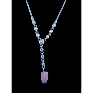 Brighton Necklace AB Rhinestone Y Shape 16"